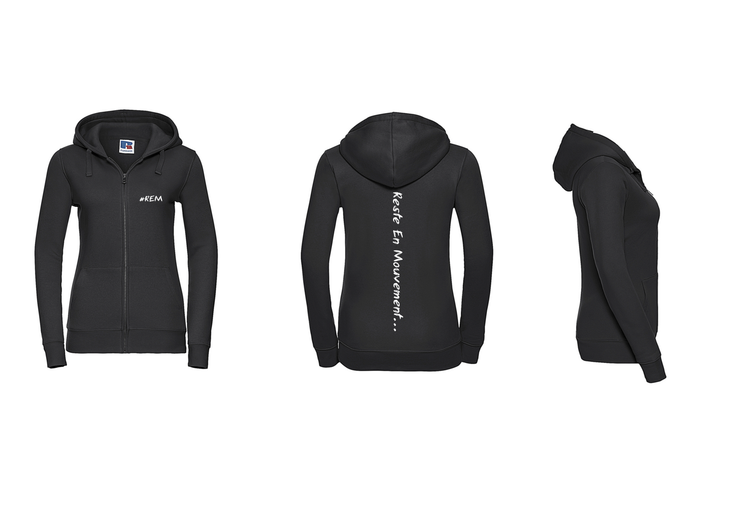 Sweat capuche zippé - Femme